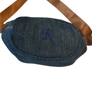 Upcycled Denim Jeans Fanny Pack, Denim Purse, Sling Bag